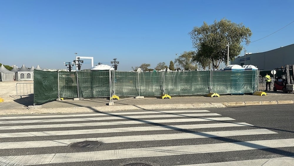 aluguer montagem e desmontagem Paineis CNP Vedação