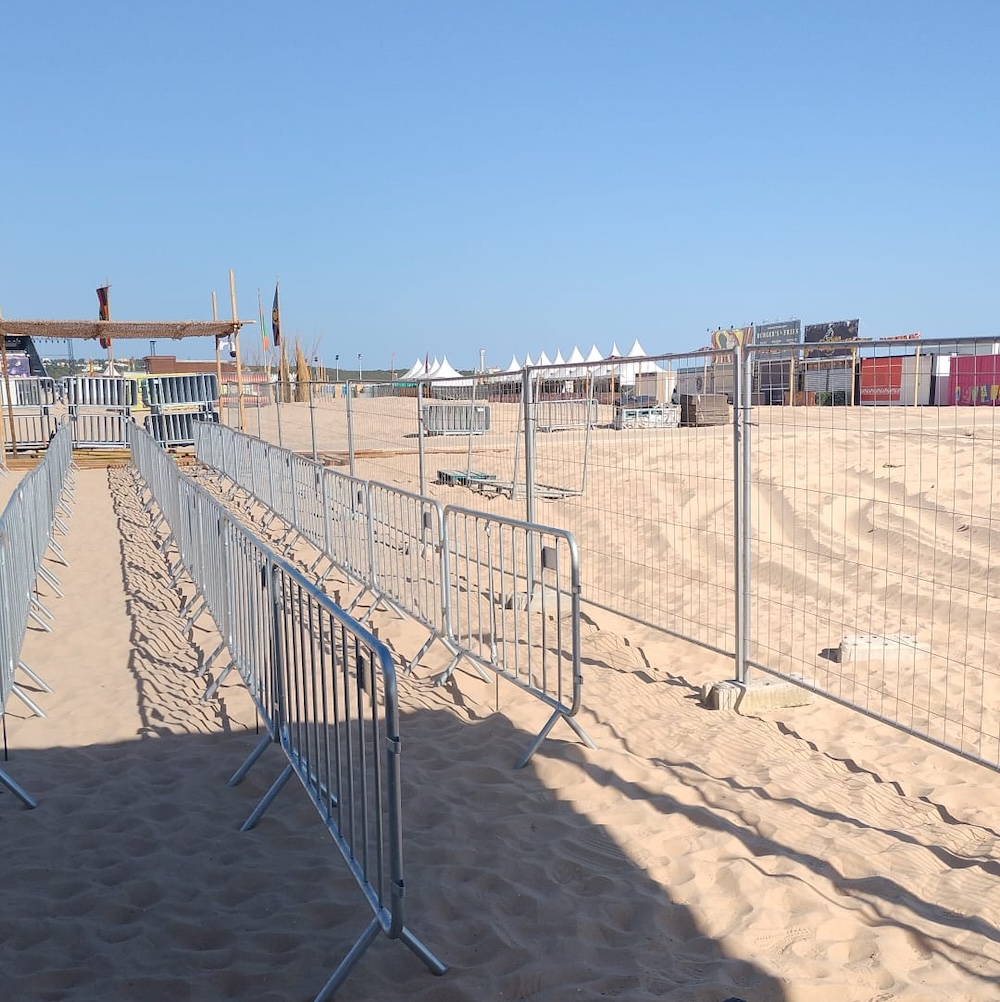 fornecedor de aluguer de paineis amoviveis para evento Afro Nation Portugal
